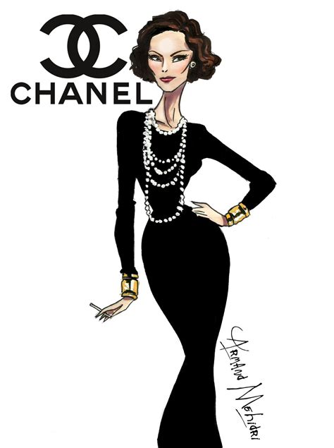 stilista chanel|chanel drawings.